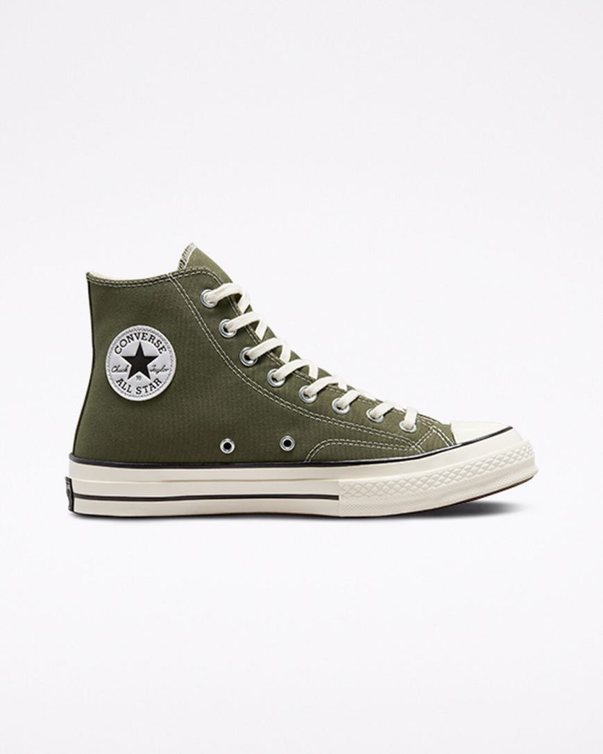 Tenisky Vysoke Converse Chuck 70 Platene Panske Olivovo Zelená Čierne | SK XN5GE3